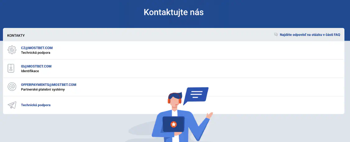 Zákaznická Podpora Mostbet